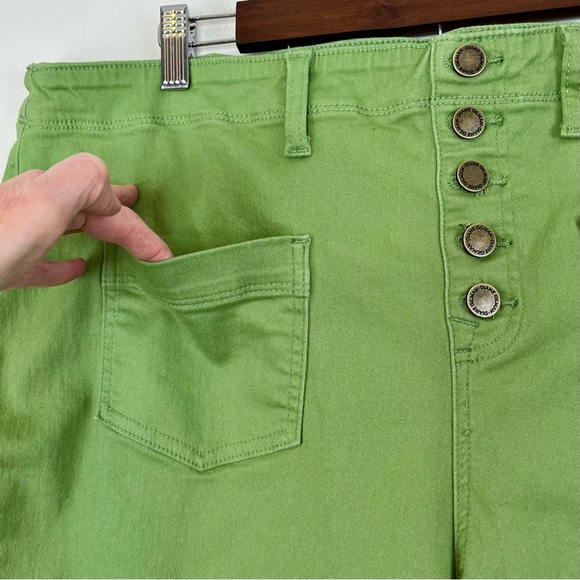 DG2 by Diane Gilman Virtual Stretch Denim Pull-On Bootcut Jean Sage, Size 20W - Picture 5 of 13